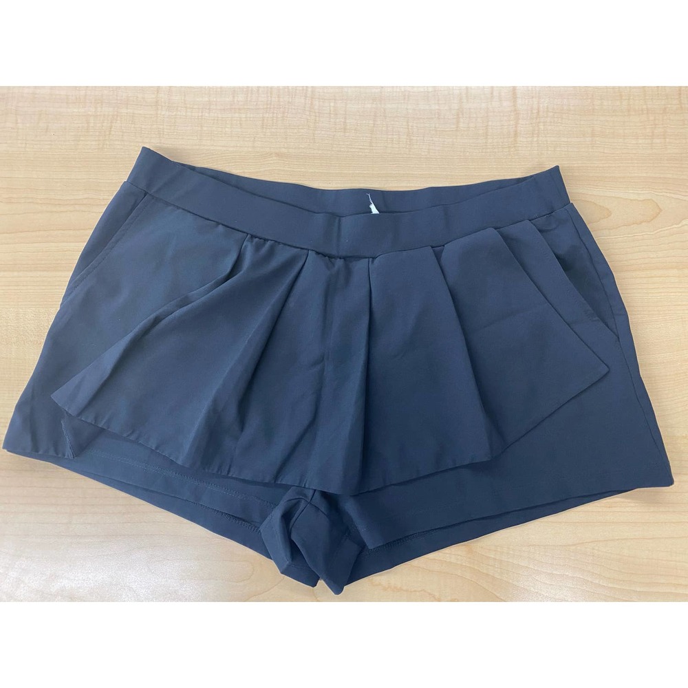 FABLETICS Black Pleated Skort Size M
